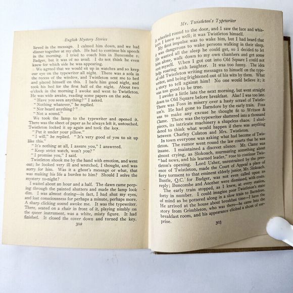 Mystery And Detective Stories English‎ Irish 1907 hardback Book - Picture 8 of 9